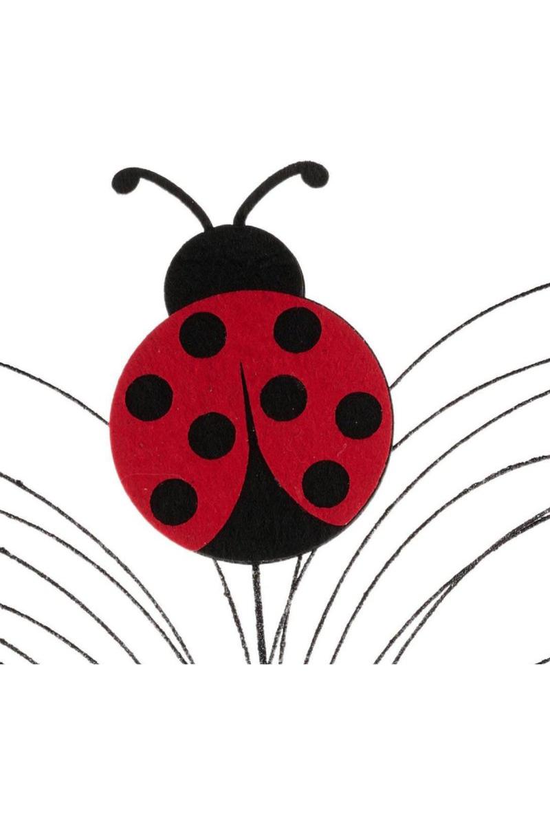 30&#x22; Glitter Ladybug Spray