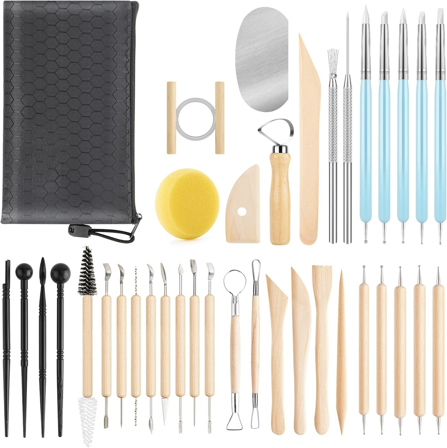 35PCS Clay Sculpting Tools, Pottery &#x26; Clay Modeling Tools,