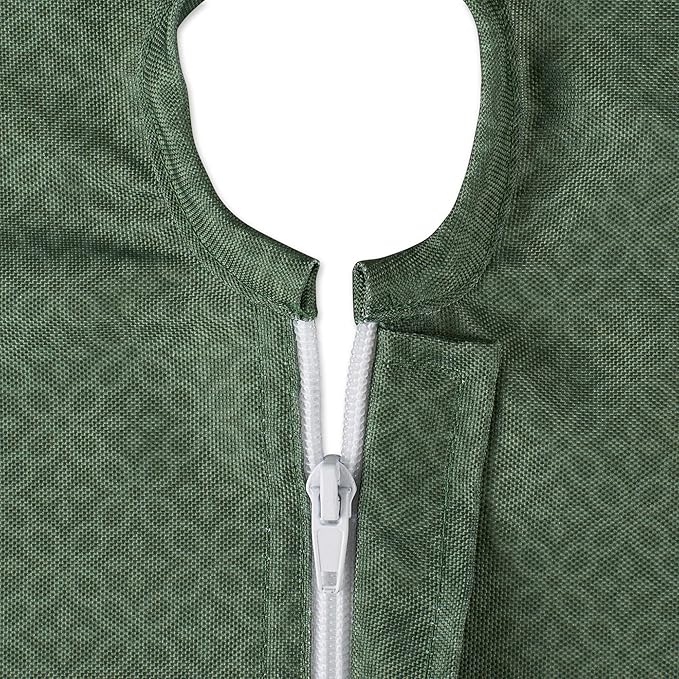 Indoor/Outdoor Tabletop Collection Umbrella Hole with Zipper, Machine Washable, Tonal Lattice, Tablecloth, 60&#x22; Round, Artichoke