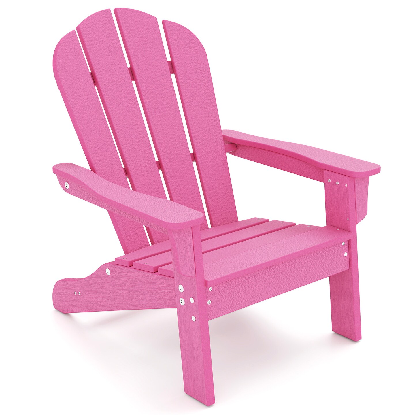 HDPE Kid&#x27;s Adirondack Chair with High Backrest and Armrests Perfect Use for All Seasons