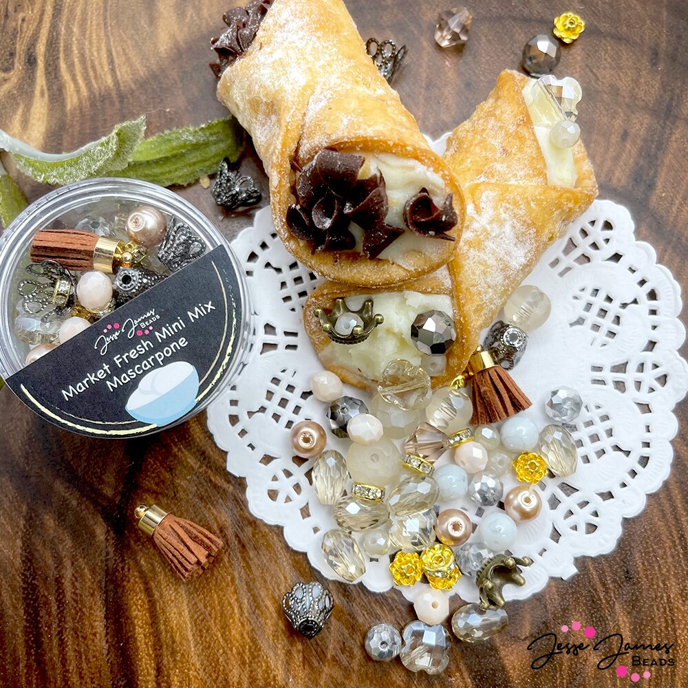 Jesse James Beads Mini Bead Mix in Mascarpone
