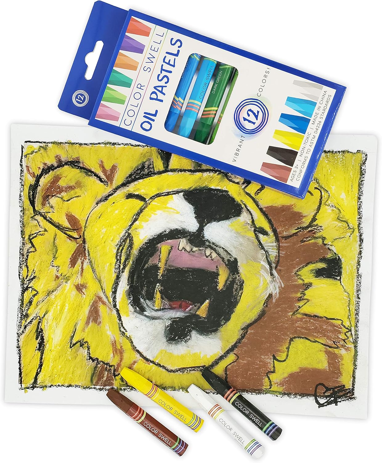 Bulk Oil Pastels - 18 Packs 12 per Pack (216 Total) - Bulk Oil Pastels