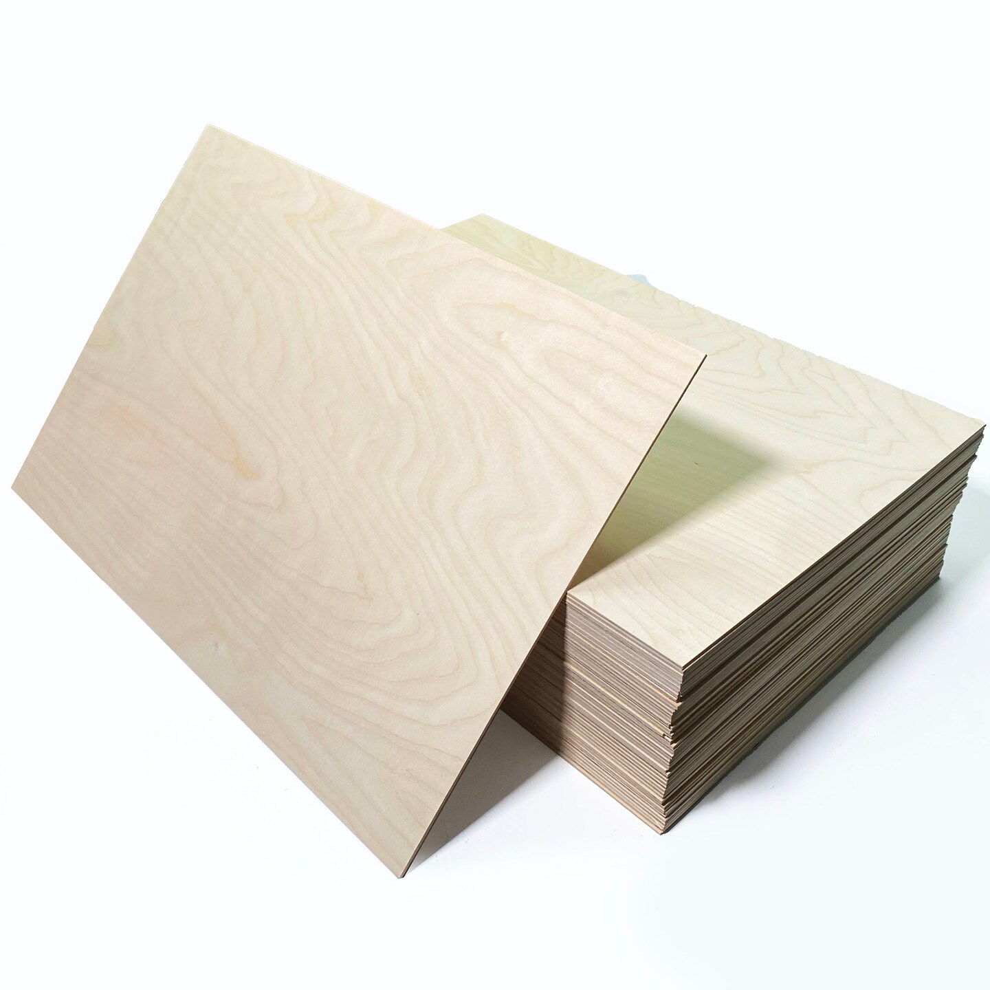 6mm or 3mm Premium Baltic Birch Plywood, 12x19, 12x12, 16x24 | Hand Selected, Unfinished or Finished| Boxes of 10, 20, 50 and 100 | Laser Engraving, CNC, Scroll Saw