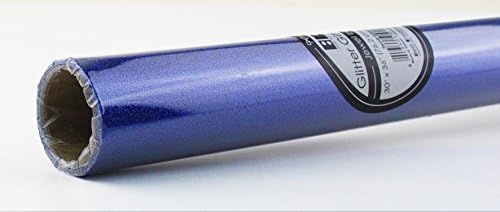Best Creation Glitter Gift Wrap, 30 x 36-Inch Jewel Blue 2 ROLLS