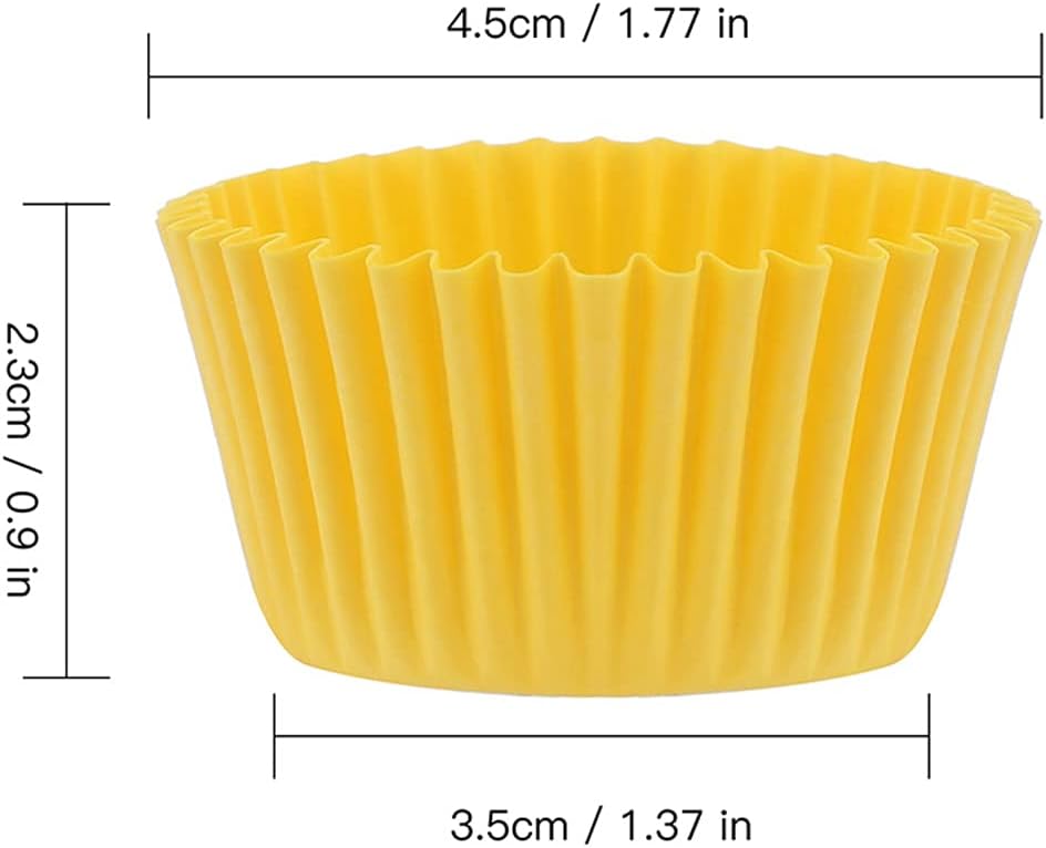 Colored Mini Paper Cupcake Liners Vibrant Muffin Baking Cups 400-Count