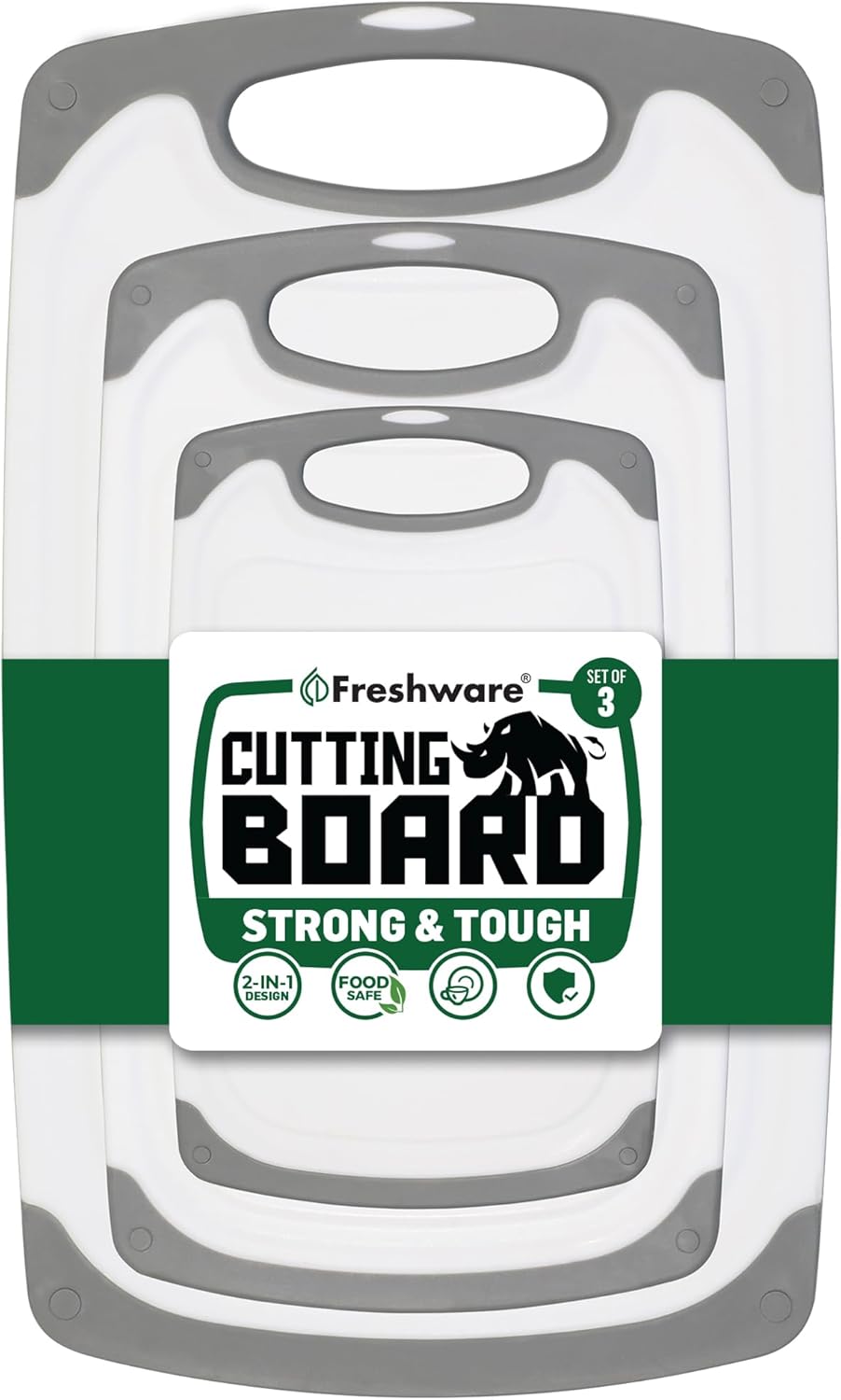 Cutting Boards, One Size, Plastic, Set of 3