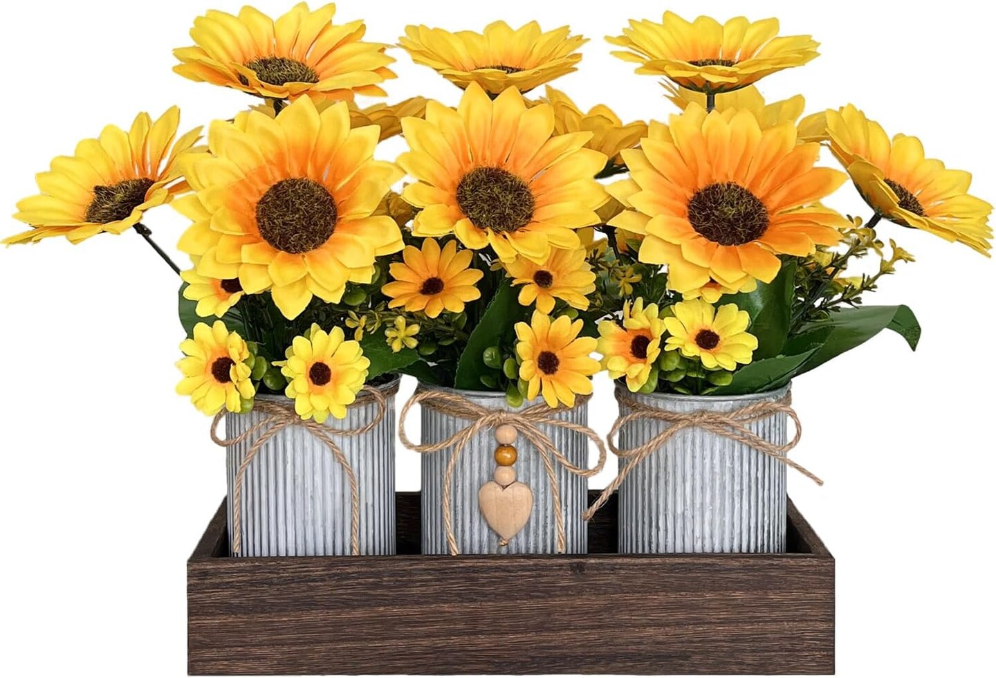 Artificial Sunflower Table Centerpieces – Farmhouse Decor for Home & Wedding