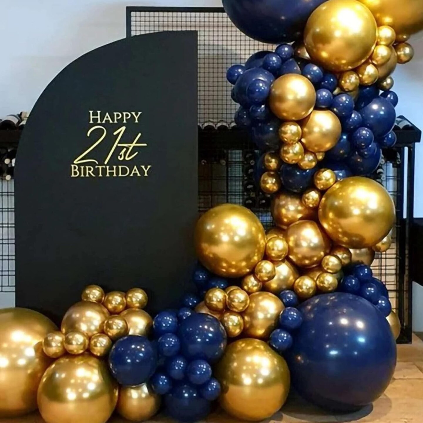 130pcs Navy Blue Balloons Different Sizes 18&#x22; 12&#x22; 10&#x22; 5&#x22; Dark Blue Balloons