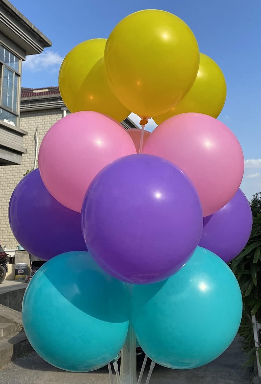 60 Count 12 Inch Latex Balloons for Birthday Wedding Party Decorations