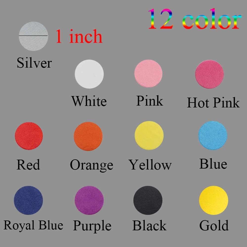 Silver Confetti 1 inch Table Confetti Glitter 5000 pcs for Wedding Party Decoration or Filled Balloons