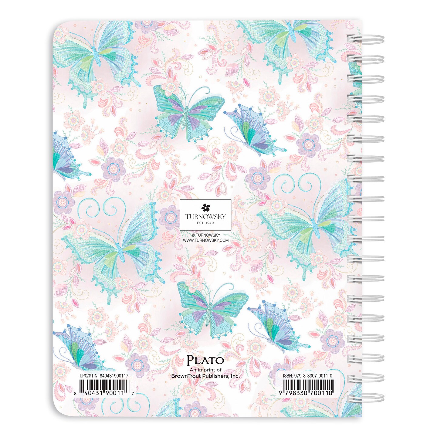 House of Turnowsky | 2026 6 x 7.75 Inch 18 Months Weekly Desk Planner | Foil Stamped Cover | July 2025 - December 2026