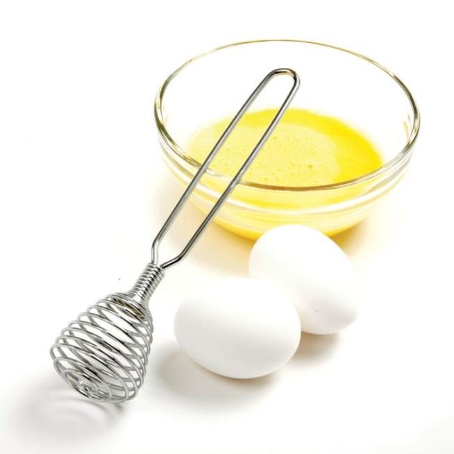 Norpro 7&#x22; French Spring Coil Whisk 2PK - Wire Whip Cream Egg Beater Gravy Mixer (2 Pack)