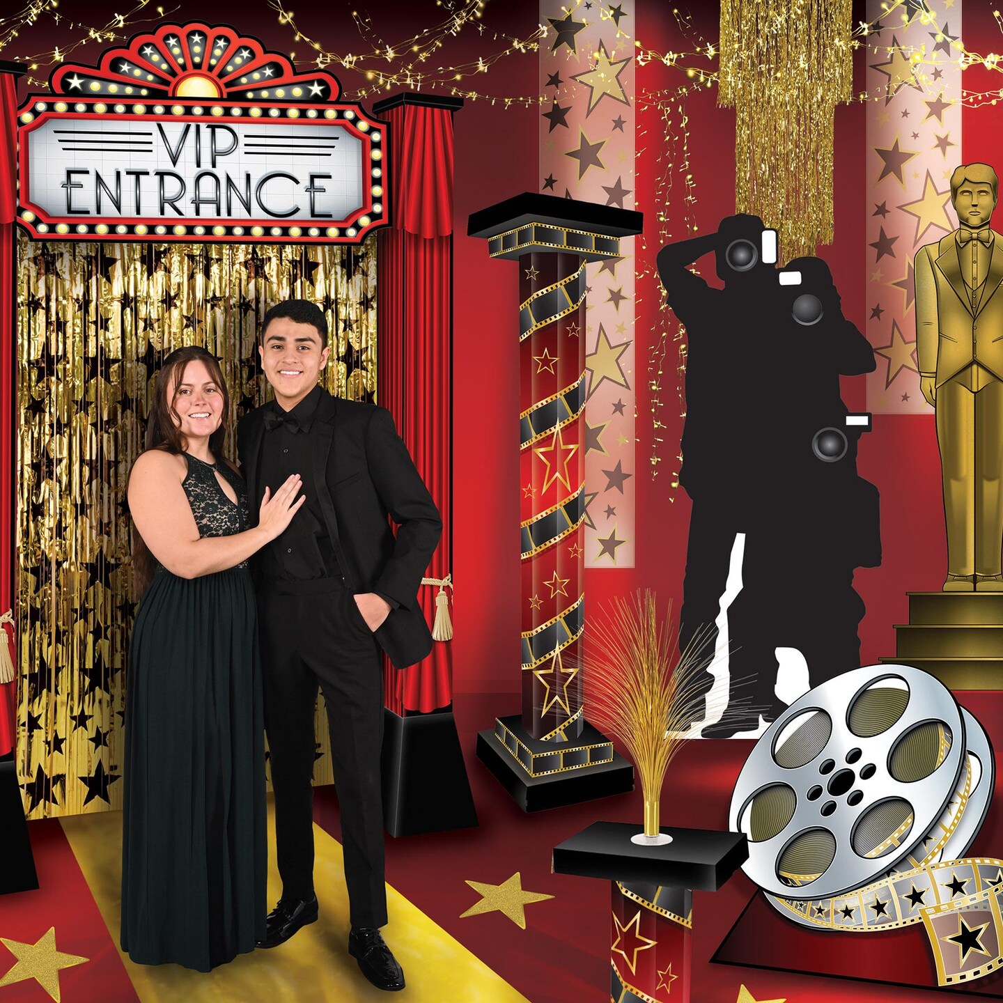 4 Pack Beistle Paparazzi Party Stand-Up Decoration