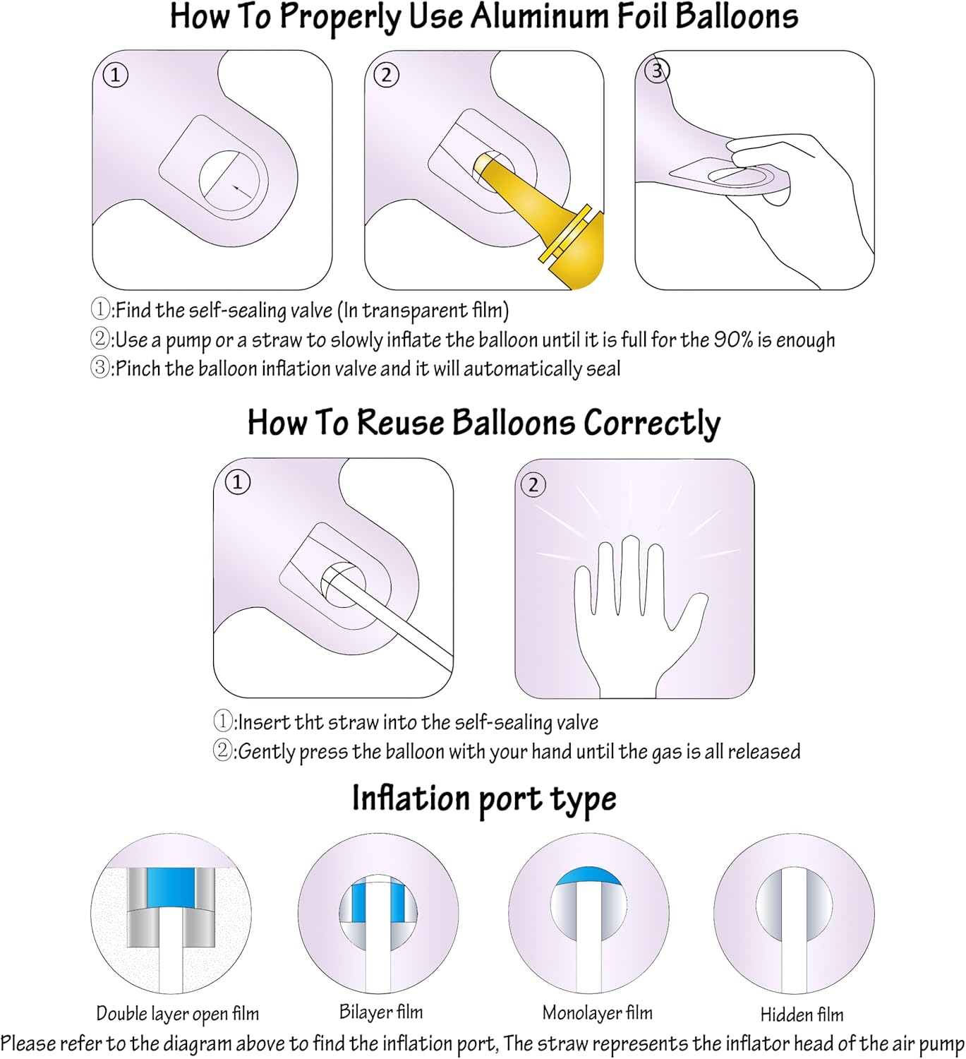 40 In Matte Purple Number Balloons Helium Foil Mylar Balloon Birthday Party banquet Decoration Digital 3