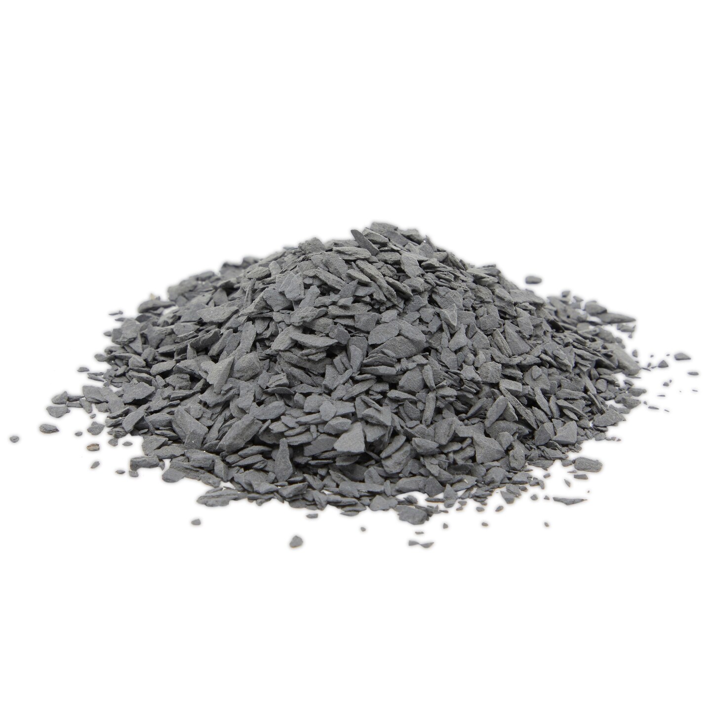 2 lbs Natural Slate Rocks, 0.1 to 0.25-inch Gray Stones for Aquariums, Terrariums, Fairy Garden and Miniature Model Displays, Reptile Enclosures, Crafting and Art Supplies
