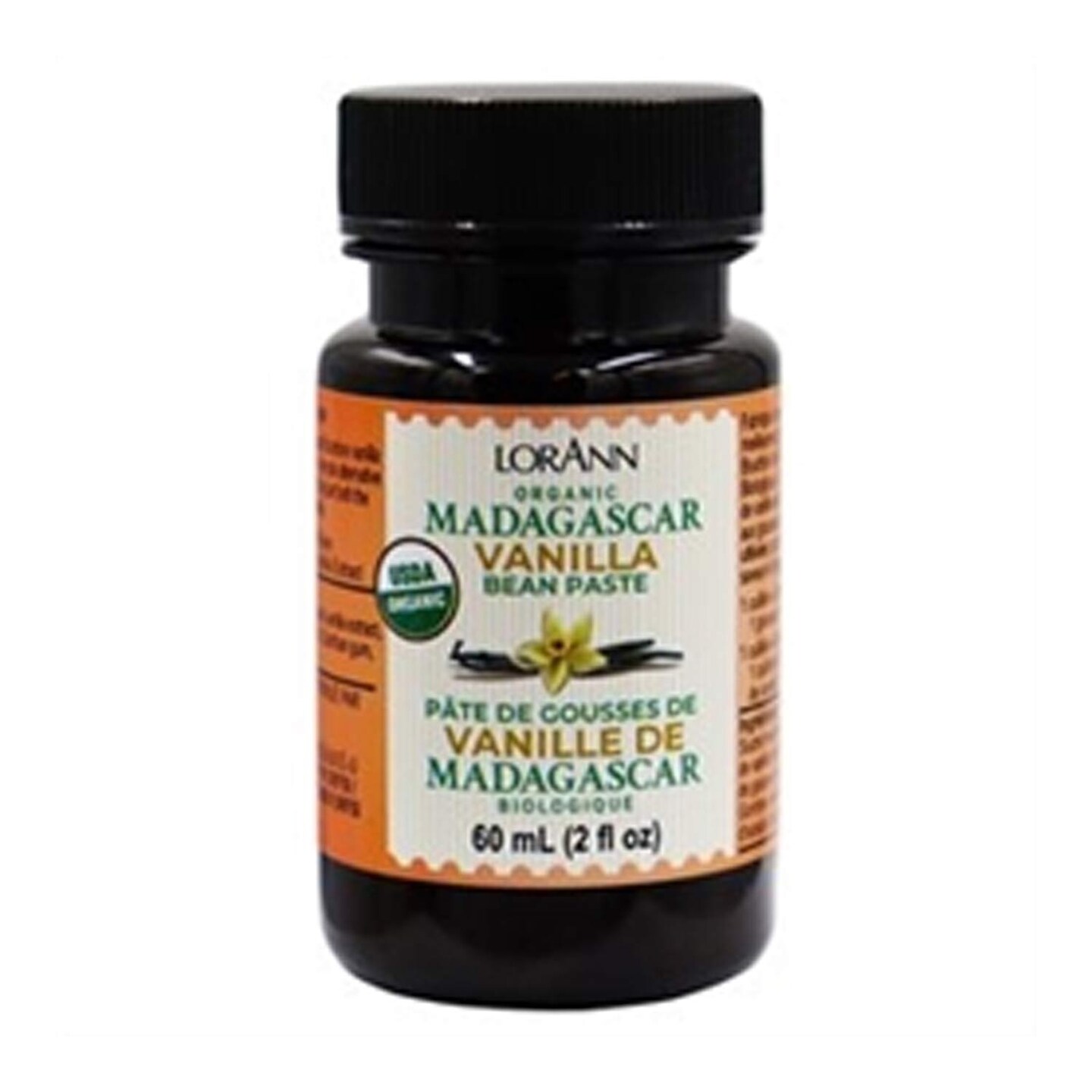 Madagascar Organic Vanilla Bean Paste 4 Ounce for Baking and Desserts