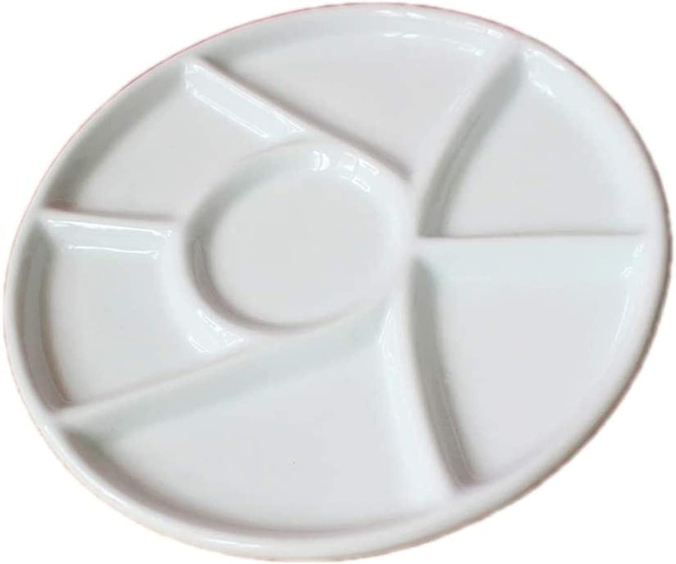thumbnail image 2 of EXCEART Ceramic Ink Dish Paint Tray Porcelain Color Mixing Tray For Watercolor Pigment Easy To Clean For Artists And Students For Chinese Culture Enthusiasts 2 of 9