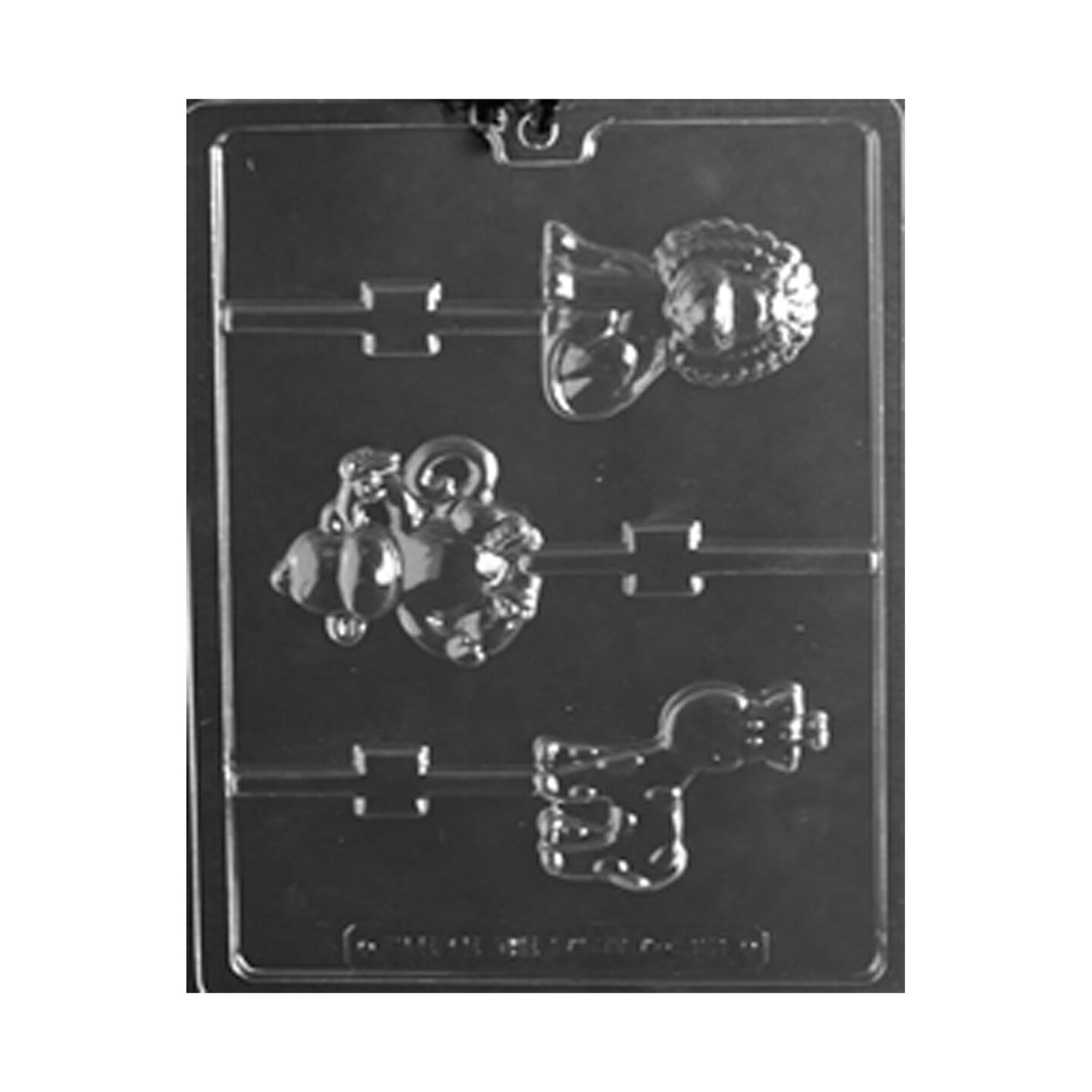 Monkey Giraffe Lion Lolly Chocolate Mold
