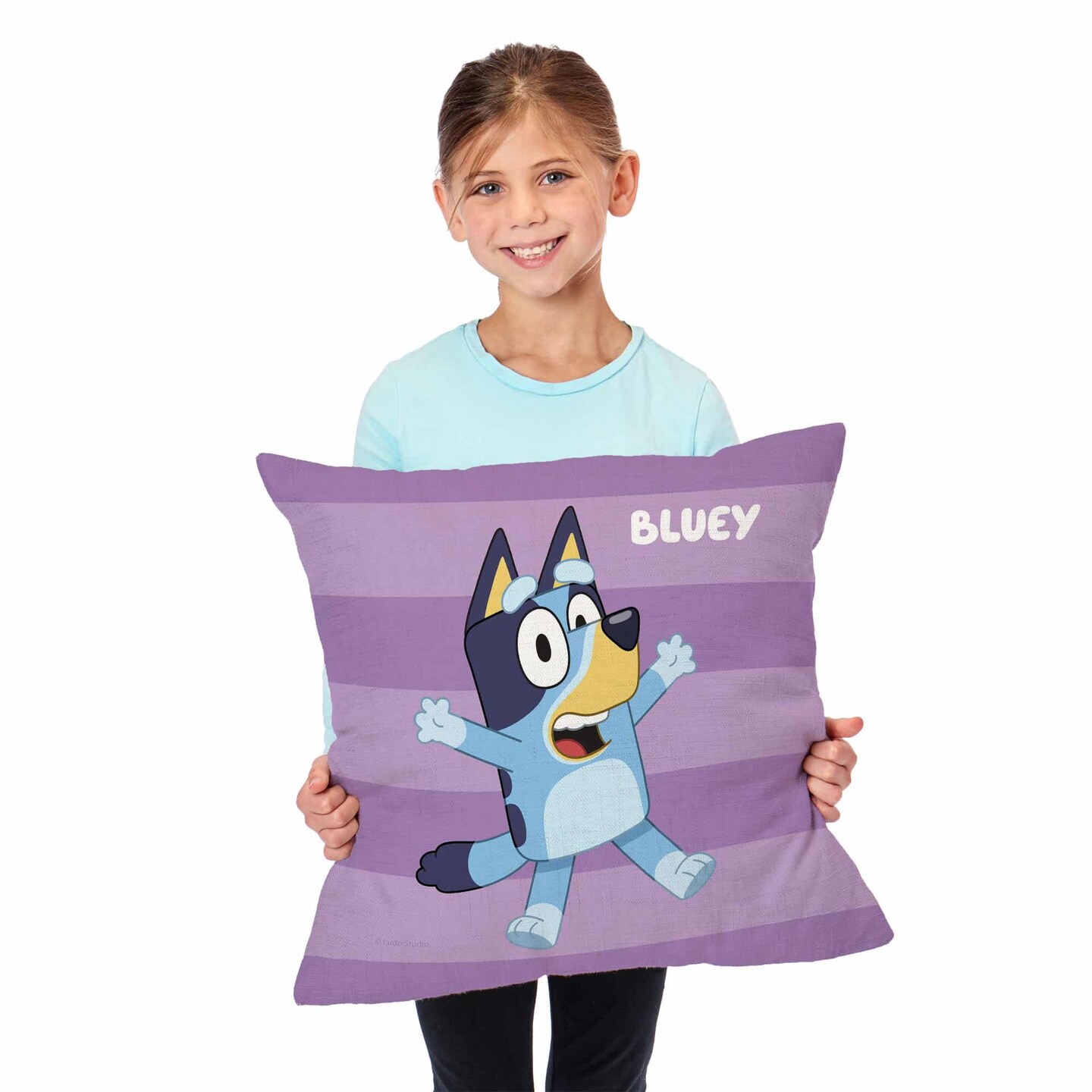 Bluey Roll Call Throw Pillow 18&#xD7;18 Inches