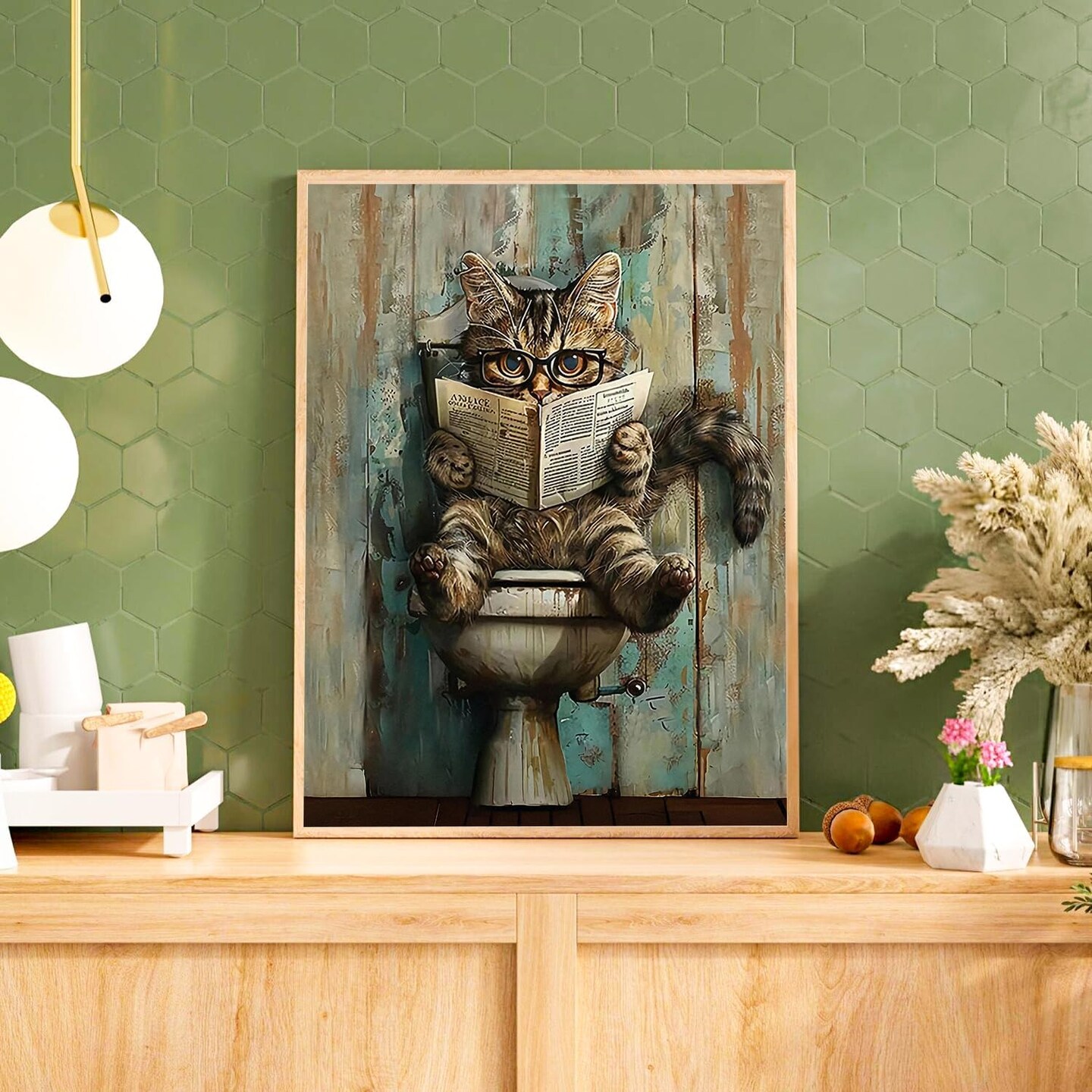 Diamond Painting Cat - Diamond Art, Gem Art Animal Diamond Art Kits for Adults,Gem Art Kits Gifts for Adults Home Wall Decor