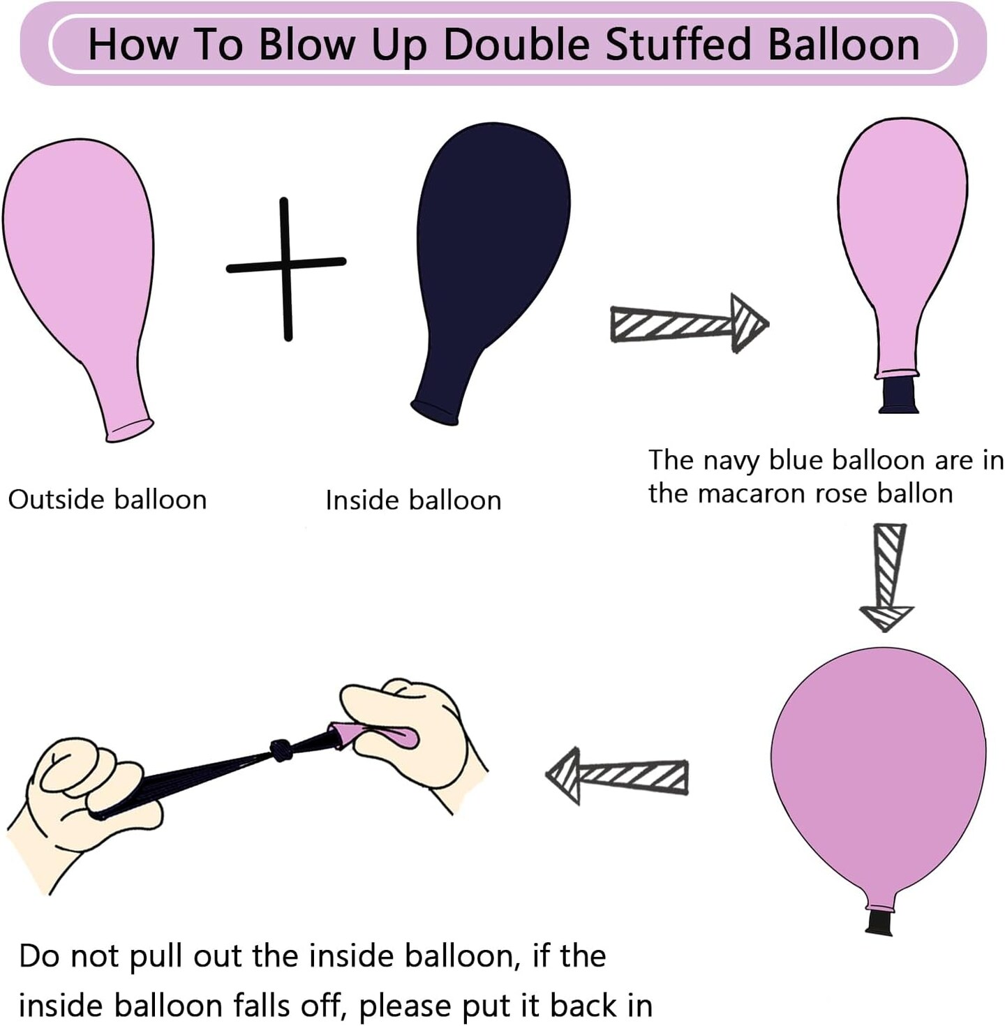 Baby Shower Decorations for Girl 135 Pcs Pink Purple Balloon Arch Kit Metallic Lavender Balloon Garland Double Stuffed Balloons Butterfly Stickers