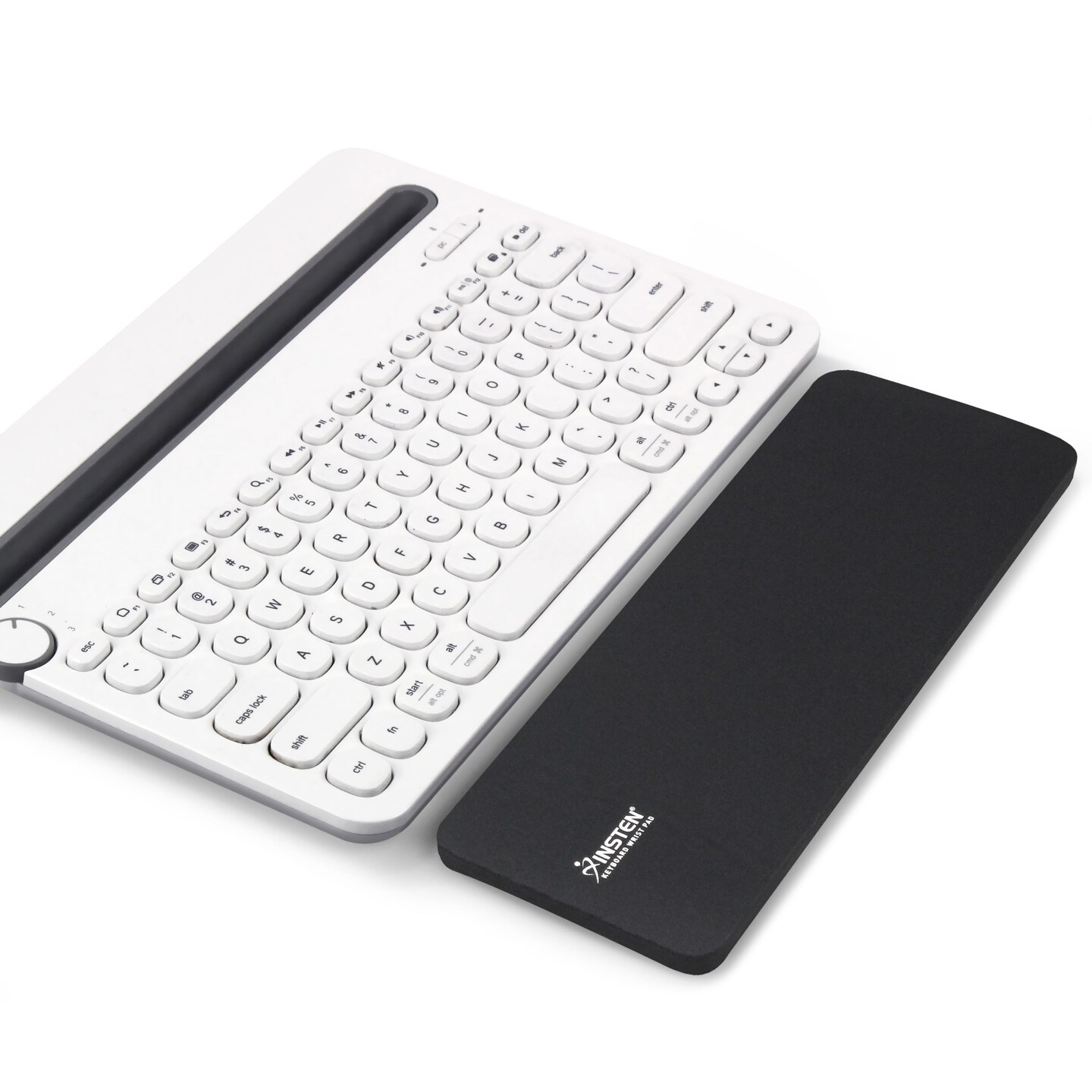 Keyboard Wrist Rest Pad Ergonomic Support for Computer Laptop Typing, Black, 11" x 3.5"