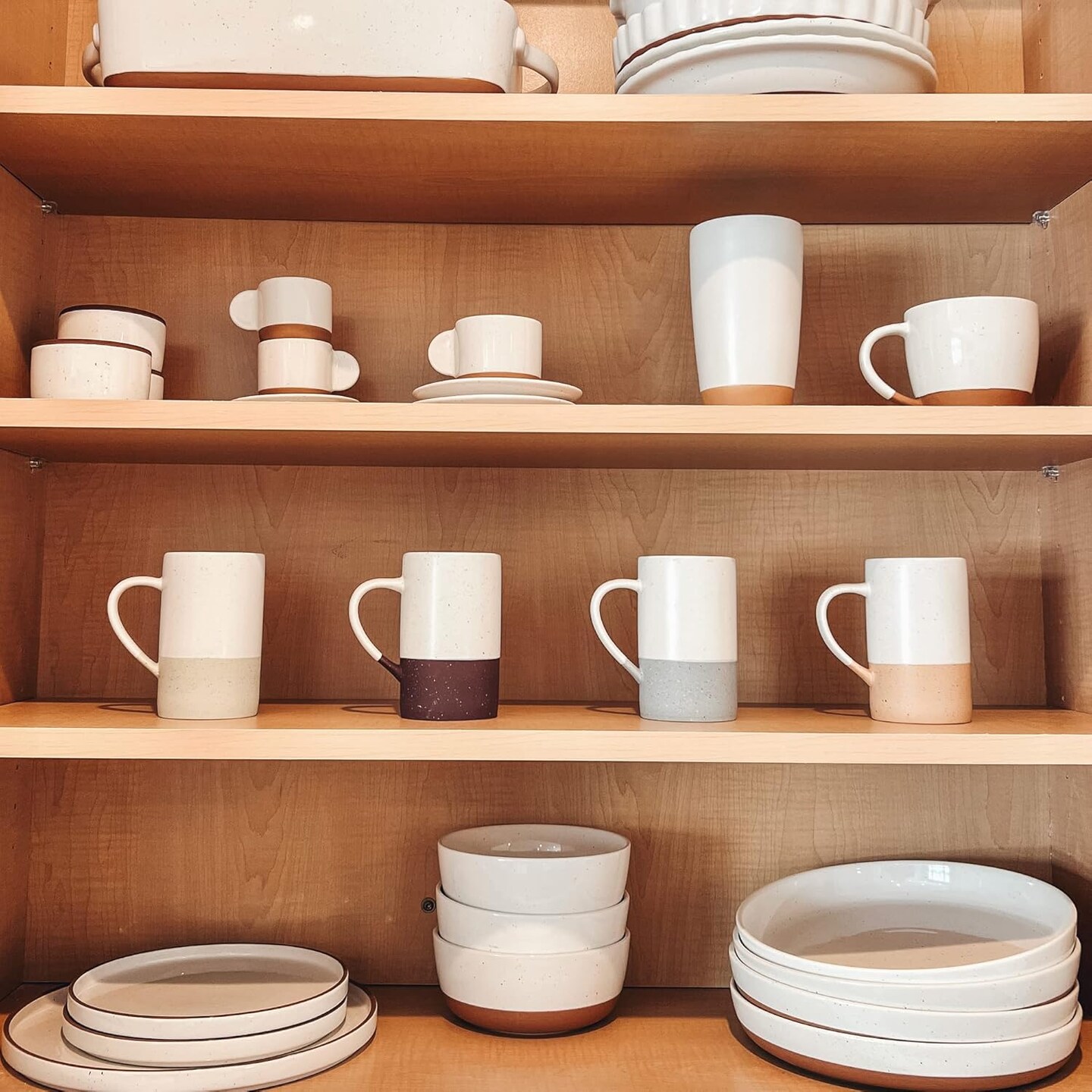 12oz Coffee Mug Set of 4 - Tea Cups with Handle