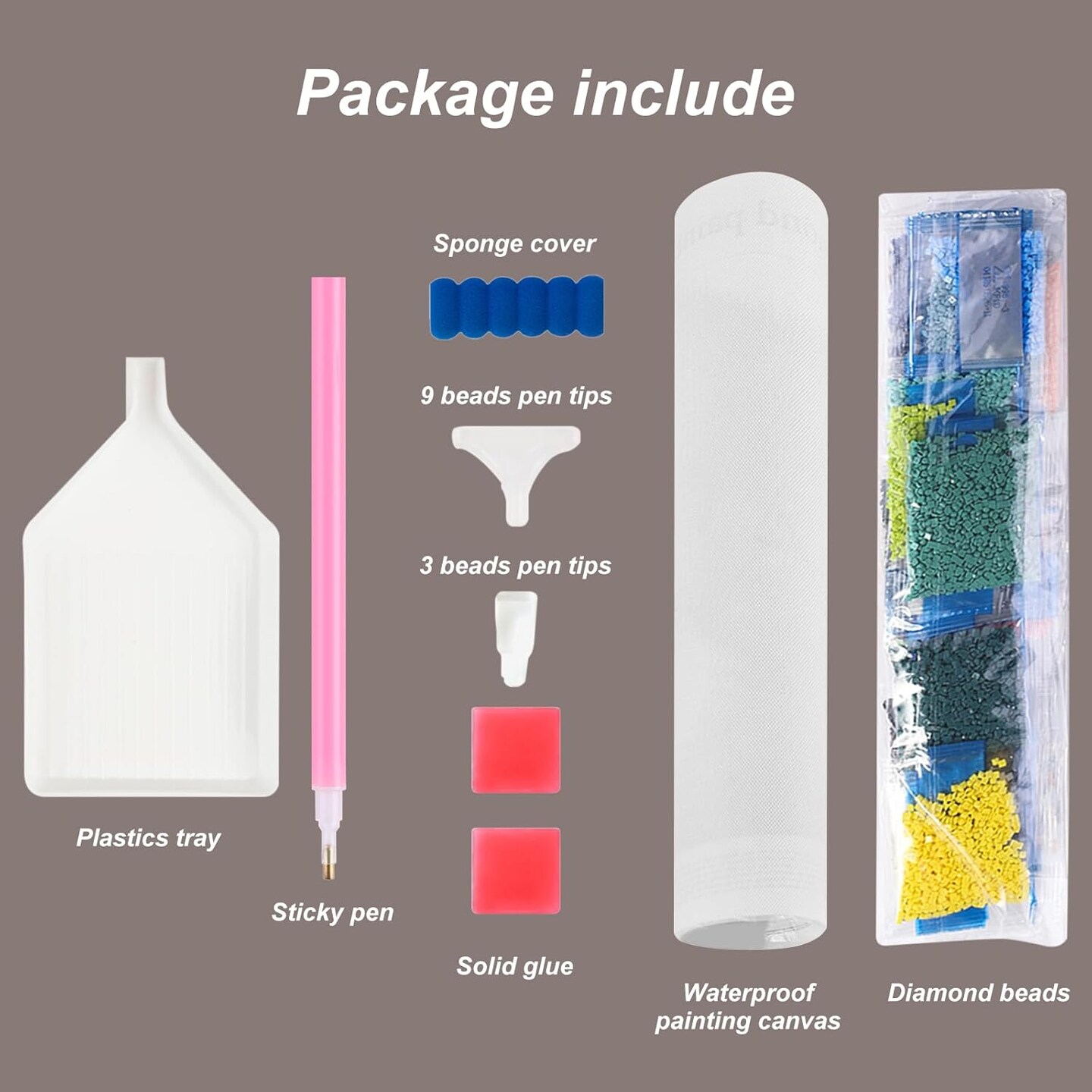 Diamond Painting Kits for Adults, Cardinal 5D DIY Diamond Art Kits for Beginners Round Full Drill Diamond Painting