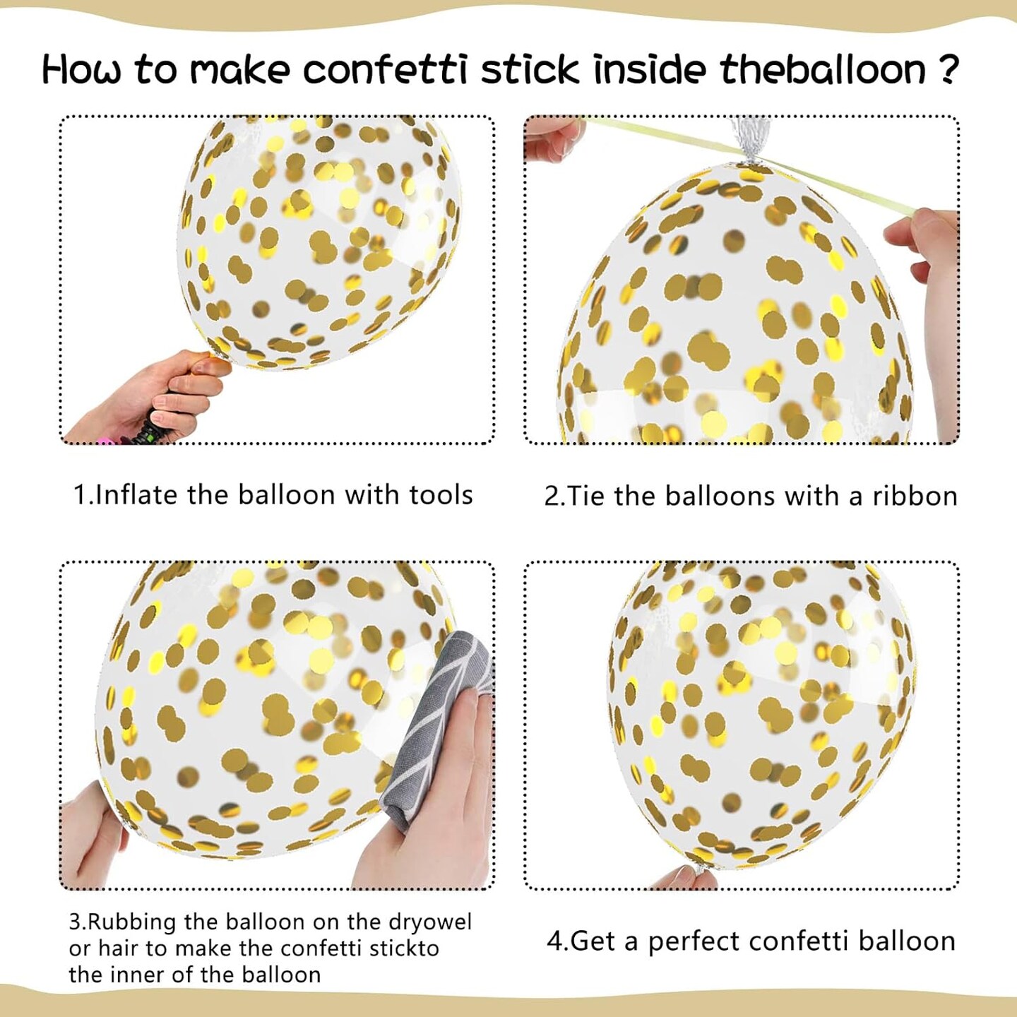 Dusty Pink Balloons, 55Pcs Blush Pink Party Balloons 12 Inch Metallic Rose Gold White Latex Balloons Retro Pink Rose Gold Balloons Gold Confetti Balloons for Birthday Party Baby Shower Bridal Shower