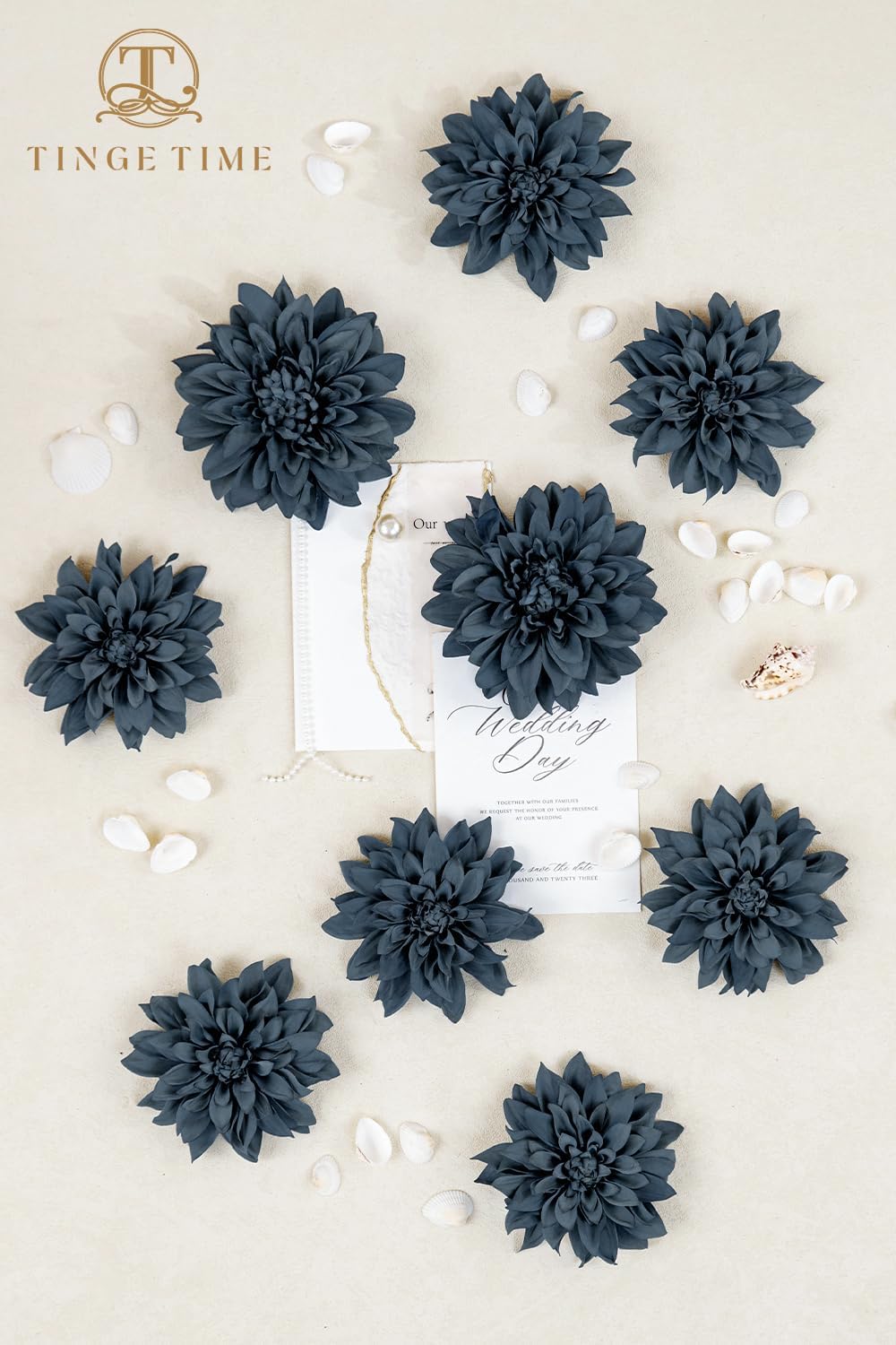 Summer Bouquets Artificial Flowers 20pcs Silk Dahlia 5"/6" Fake Flowers