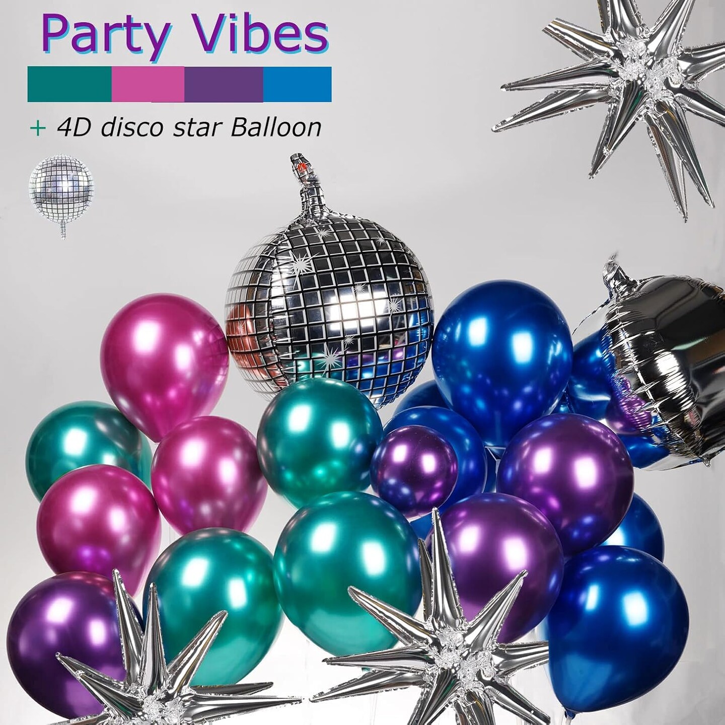 80 Piece Red Blue and White Balloon Kit Independence Day Confetti Latex Balloons 12 Inch for 4th July Event Party Arch Decorations Supplies