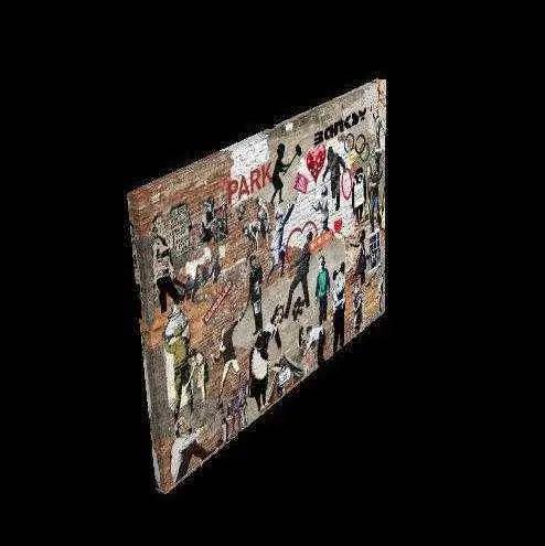 Banksy Graffiti Street Art Collage