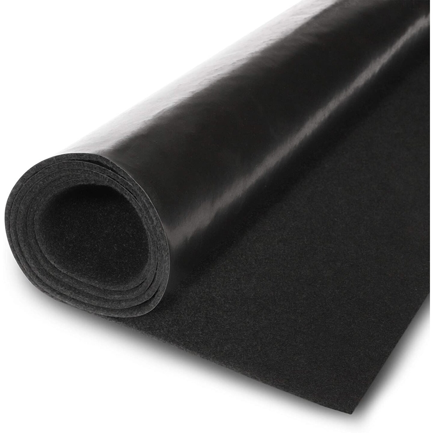 Waterproof Under The Sink Foam Mat, Shelf Drawer Liner for Kitchen Cabinets, Black, 36 x 24 in.