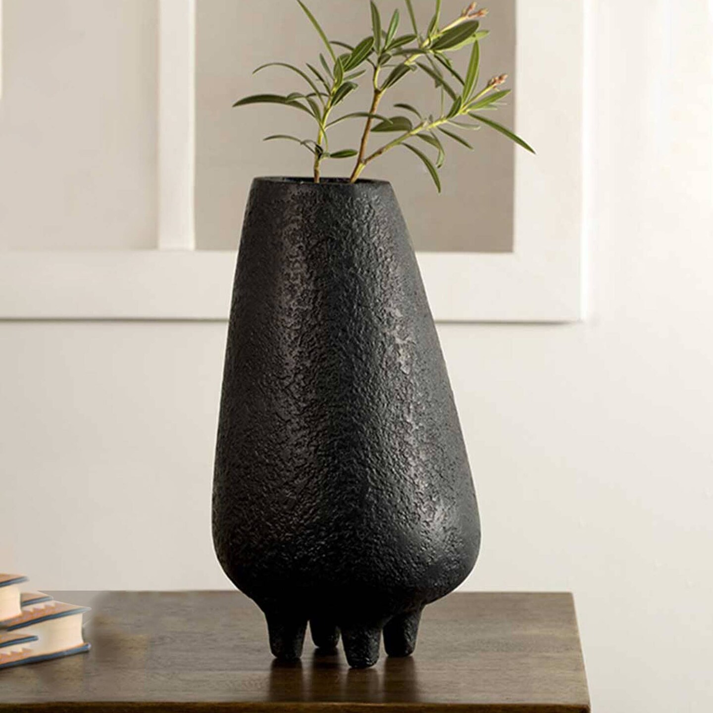 Ceann Decorative Handcrafted Terracotta Vase (Tall) For Living Room-7X11&#x22;