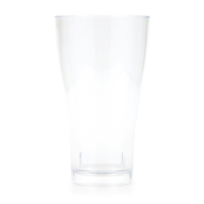 24 pc Bulk Clear 14 oz Plastic Pilsner Glasses