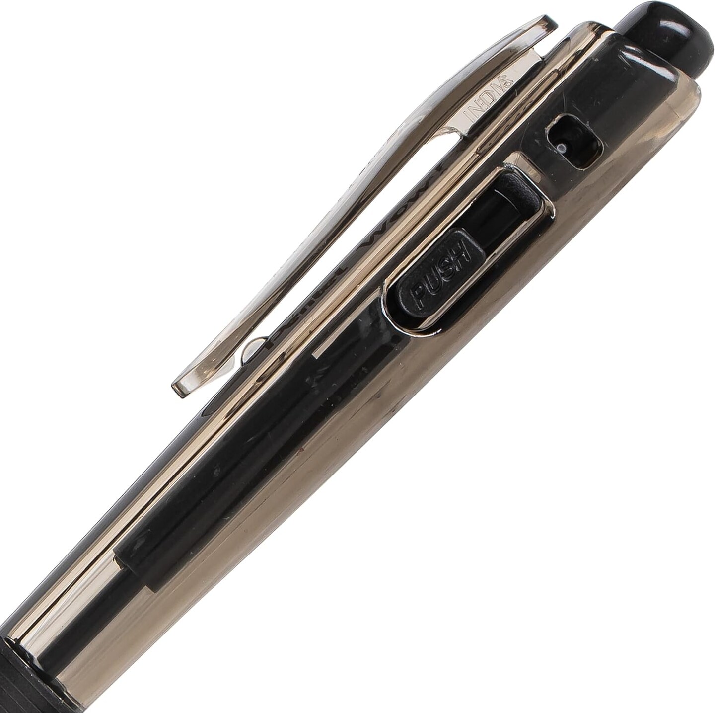 Retractable Ballpoint Pen, (1.0mm), Medium Line, Black Ink, Pack of 18