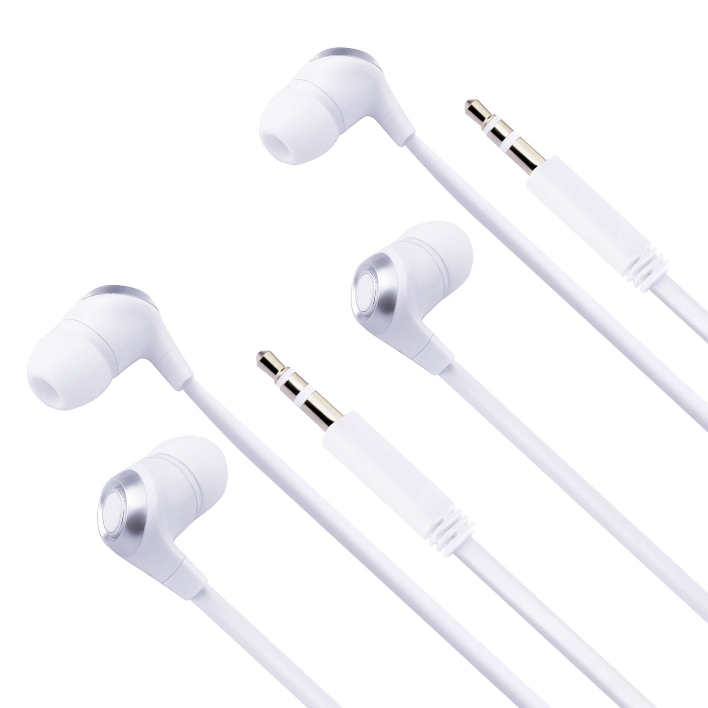 Insten 2-Pack In-Ear Headphones 3.5mm Wired Earbuds Earphones for MP3 MP4 Music Player Galaxy S7 S8 S9 S10 S10e Plus Edge Cell Phone Tablet Universal