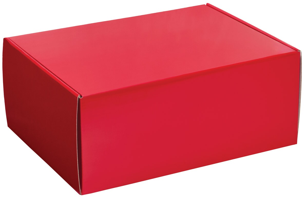 Pack/6: Red Decorative Mailer - 12 x 9 x 5&#x22;
