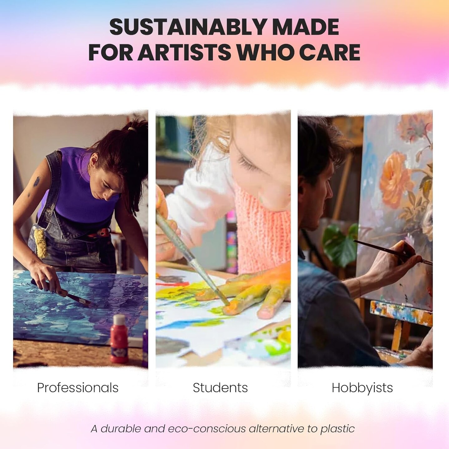 Ceramic Watercolor Paint Palette with Wooden Lid - 12x10 Inch Porcelain Mixing Tray with 22 Wells and 6 Large Wells - Professional Palette for Gouache, Acrylics, and More - Durable Design