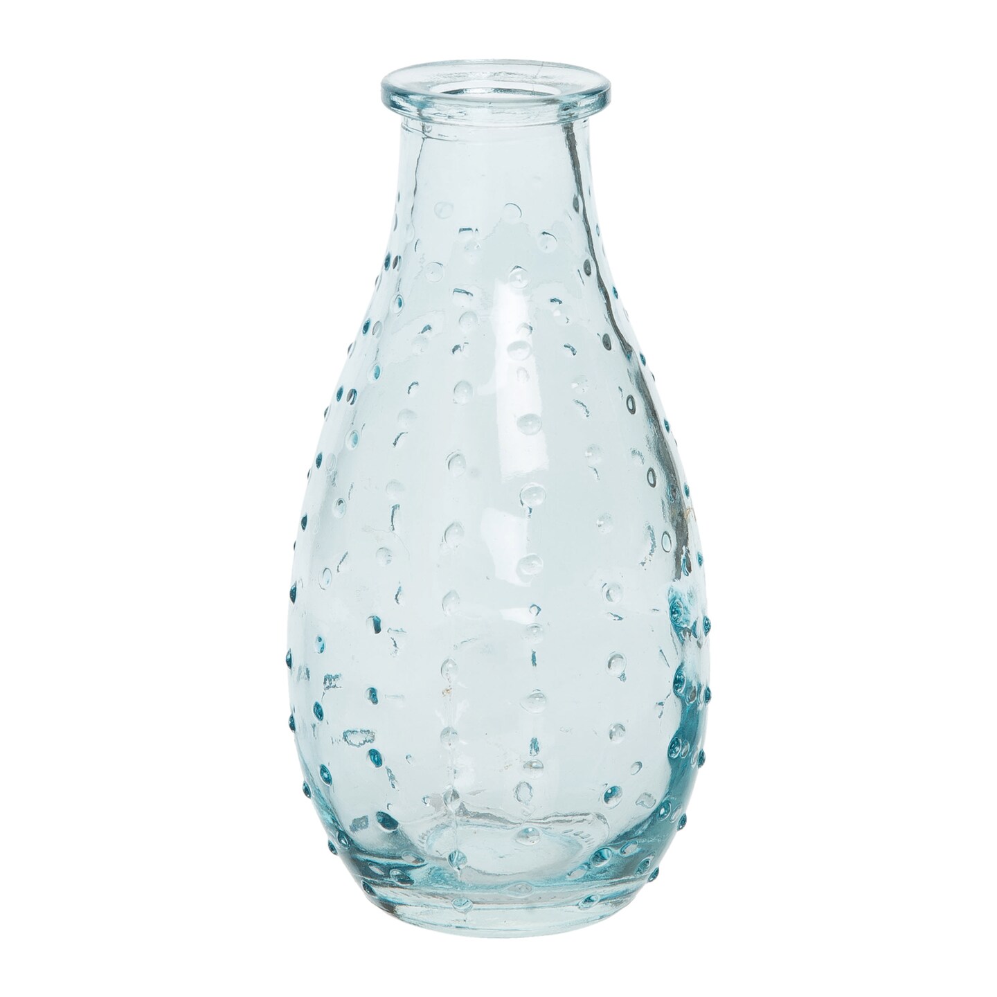 Transpac Clear Glass Hobnail Vase 5.5" - Decorative Tabletop Bouquet Holder, Clear Glass, Everyday Use, 5.5" H x 2.75" W, Hand Wash