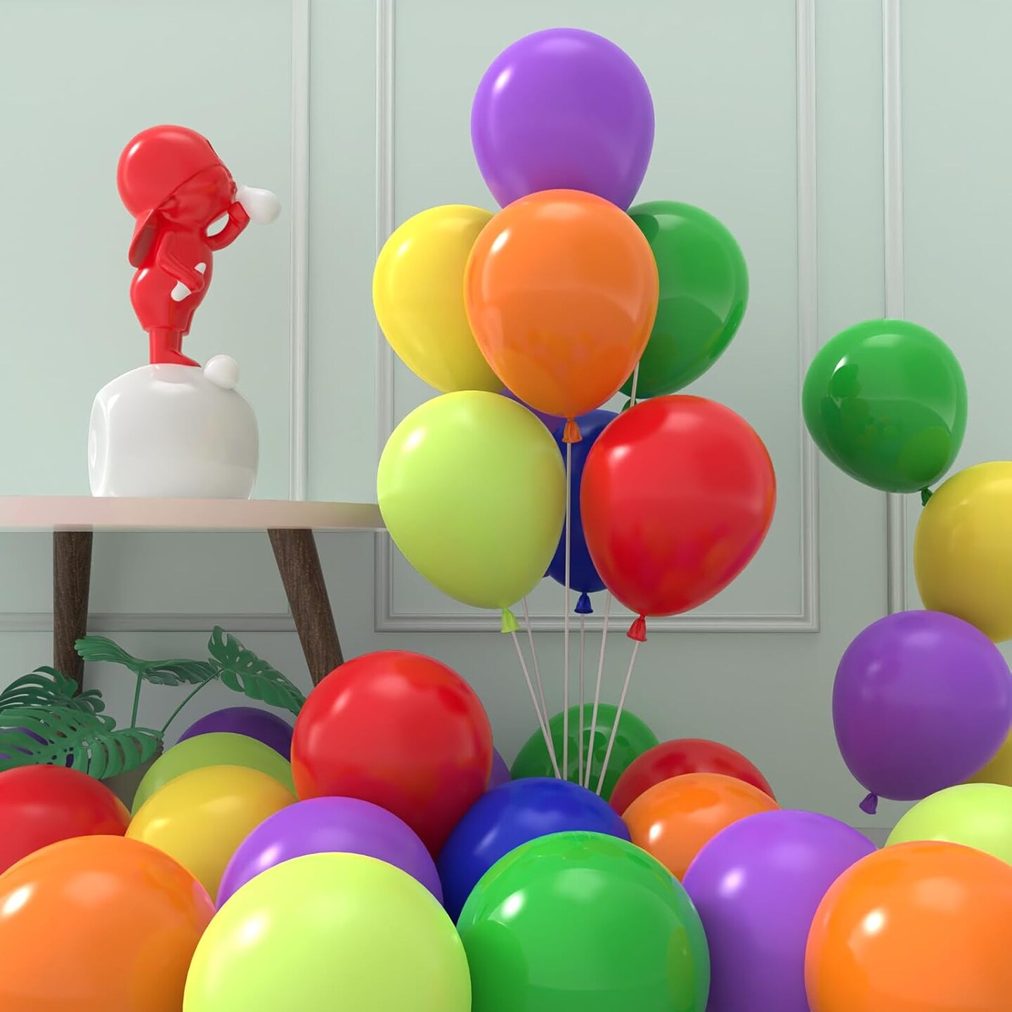 126PCS Rainbow Balloon Arch Kit – 18,12,10,5in Balloons for Parties & Weddings