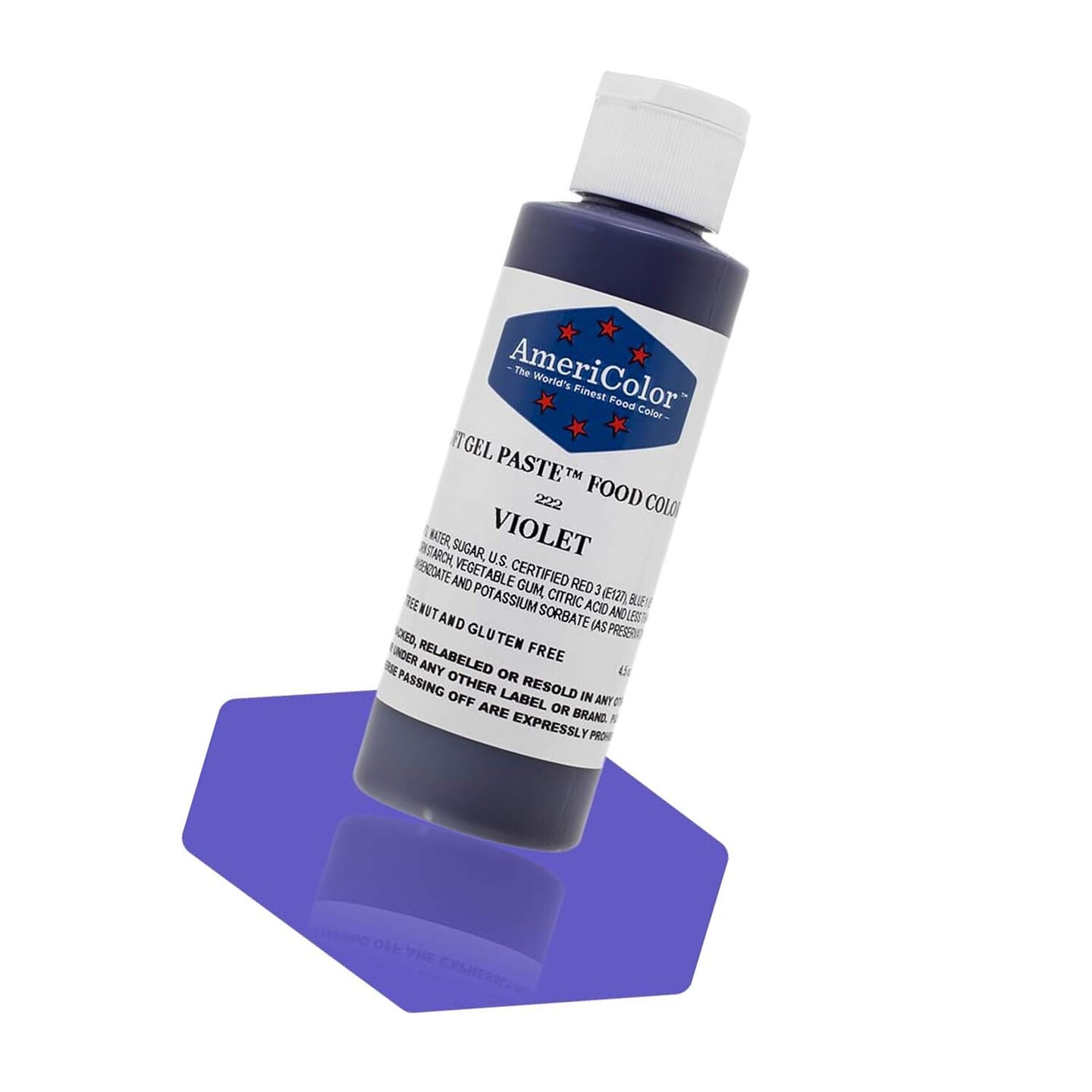 Violet Soft Gel Paste Food Color AmeriColor