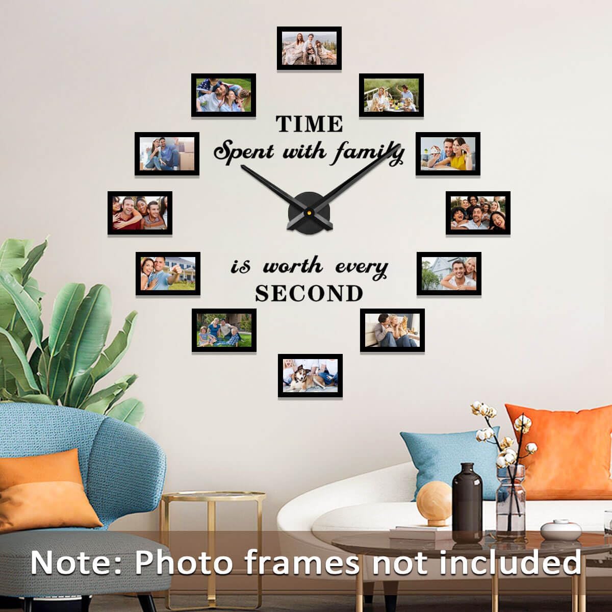 3D Clock Hands, DIY Wall Clock Hands Needles with Clock Quartz Mechanism for 3D Home Art Decor