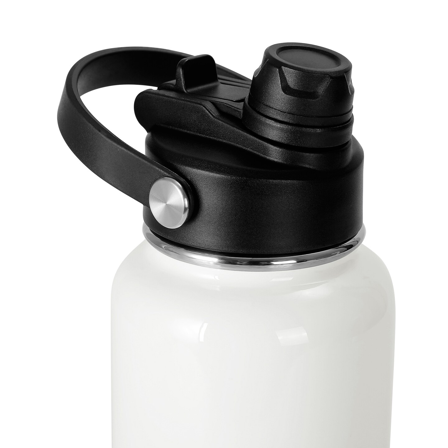 Makerflo 32 oz Sublimation Hydro Water Bottle with 2-in-1 Lid | Craft-Ready for DIY Gifts &#x26; Personalization (Sublimation, Epoxy, UV DTF, Vinyl, and Laser Engraving)