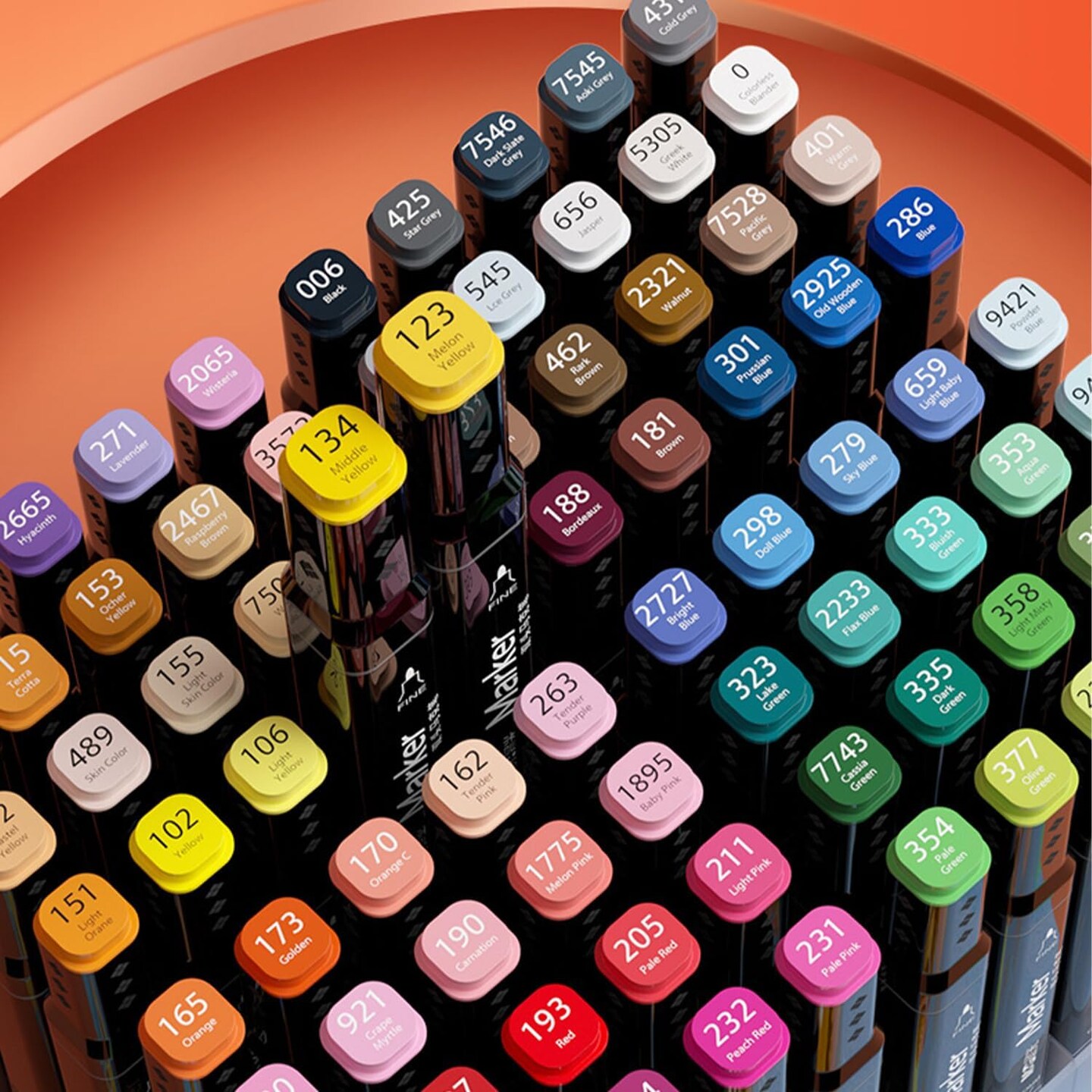 60-Color Dual-Tip Alcohol Marker Set – Art Markers for Sketching, Coloring & Holiday Gifts