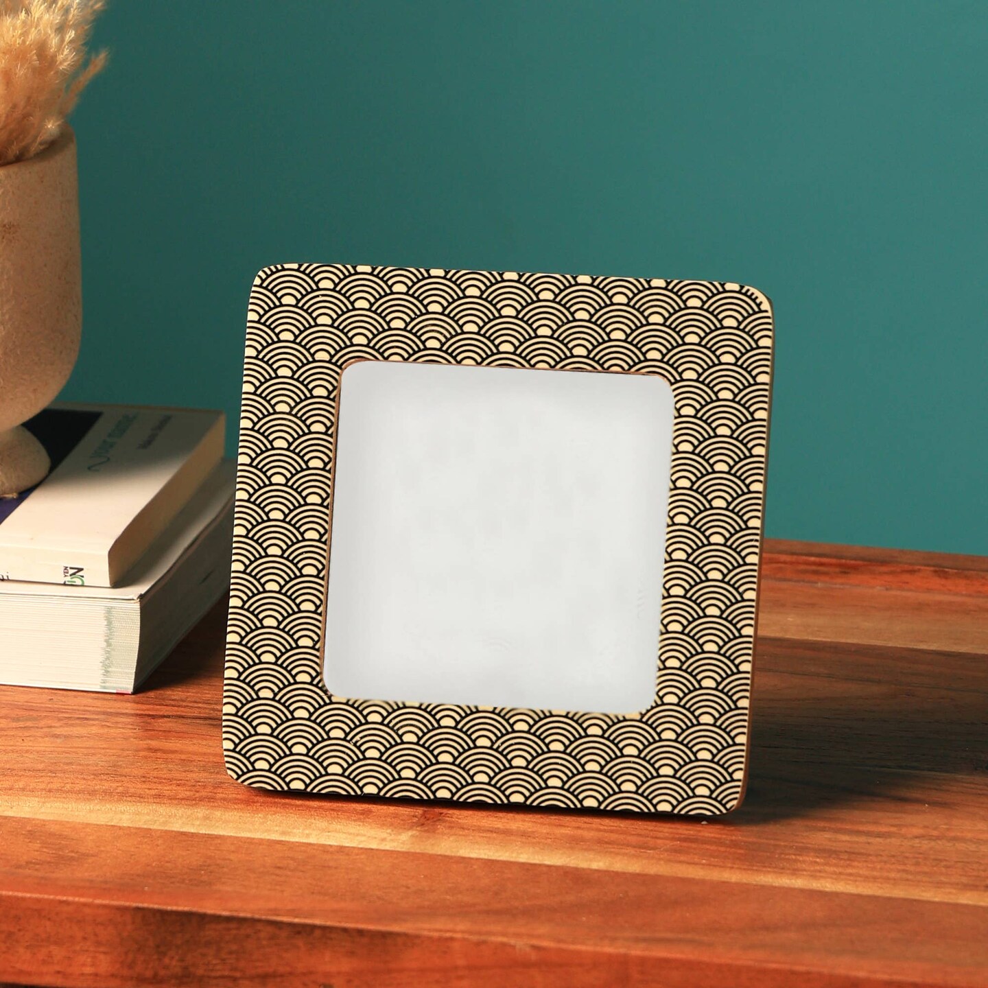 Printed Resin Round Corner Frame Clouds