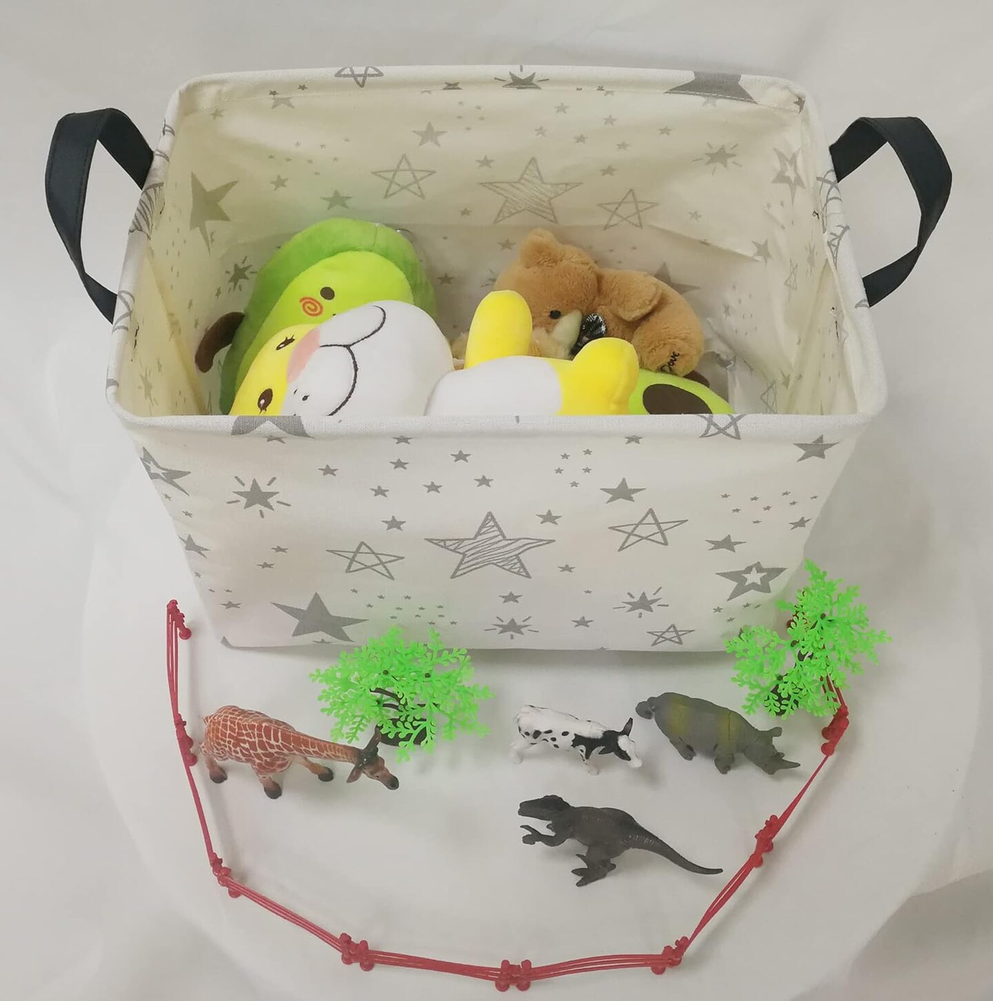 Summer Storage Basket Nursery Laundry Basket Laundry Hamper with Handles,Baby Toys Storage Box and Bins Toys Gift Basket for Boys and Girls