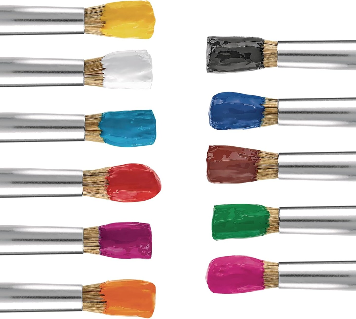Paraben-Free Simply Washable Tempera Paint, Set of 11 Colors, Matte Finish, Classroom Supplies, Vibrant Colors, Non-Toxic Craft Paint, School, Craft, Art Supply Set, Each 16oz