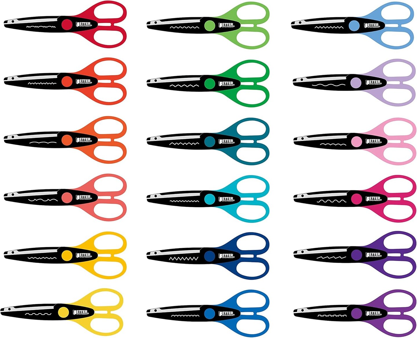Tesouras decorativas de 18 peças – 15 cm (6") em cores e padrões variados para artesanato | Michaels