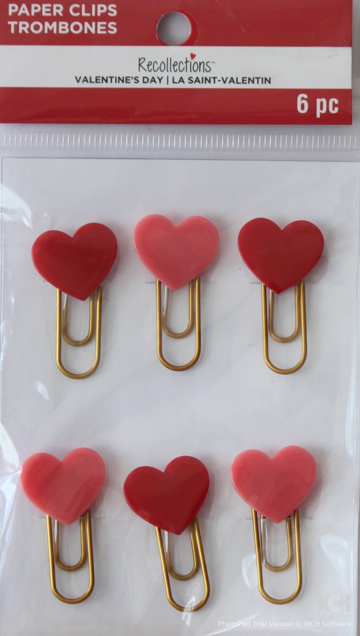 Recollections Valentine's Day Heart Paper Clips | Michaels